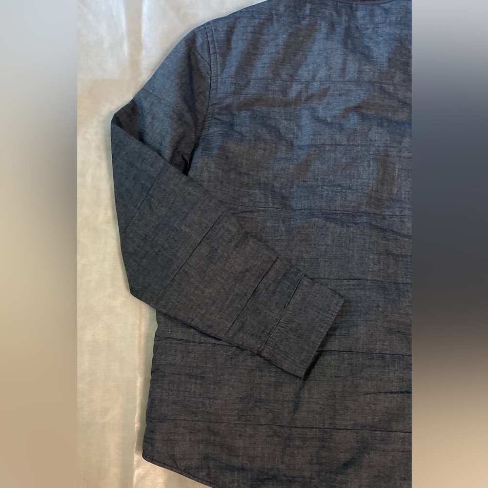 Express Men’s Medium Wash Blue Denim Shirt Jacket - Picture 8 of 9